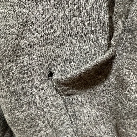 Aviator Nation Gray Zip Hoodie with Retro Sunset Stripes Size L - Picture 7 of 8